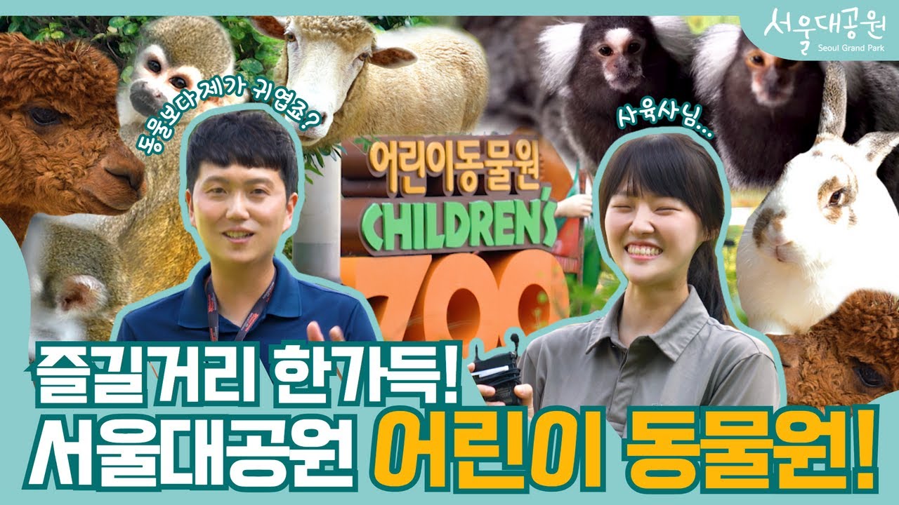 귀여운 동물 친구들이 잔뜩 있는, 어린이동물원ㅣThe children's zoo full of cute animal friends