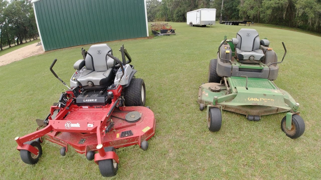 Exmark Lazer Z и Deere 997 Z Trak дизель