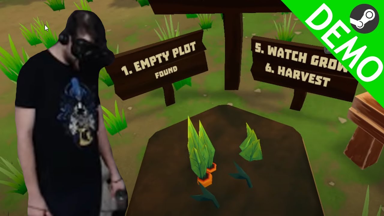 [VR] Uprawa roslin w lesie - Forest Farm Demo