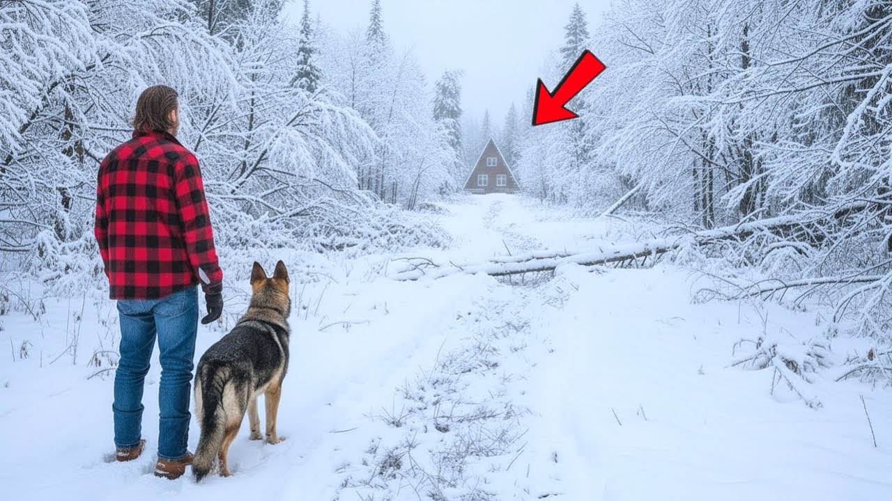 A Homeless Veteran and His Dog Found a Cabin Buried in Snow — What They Discovered Changed It All
