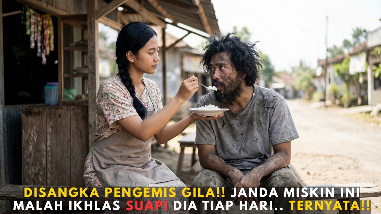 Pria Ini Disangka Pengemis Gila, Hanya Janda Miskin Ini Yang Mau Merawatnya—Ternyata!