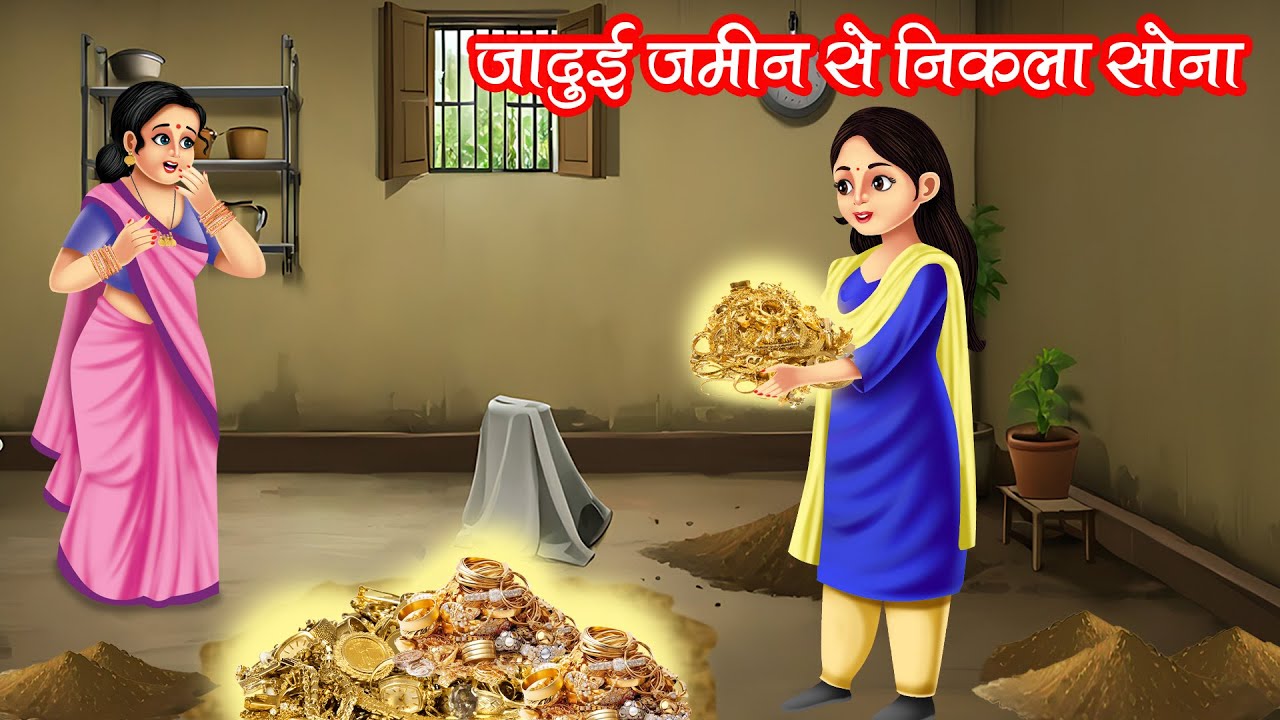 जादुई जमीन से निकला सोना | JADUI ZAMIN SE NIKLA SONA | HINDI KAHANIYA | MORAL STORIES | JADUI KAHANI
