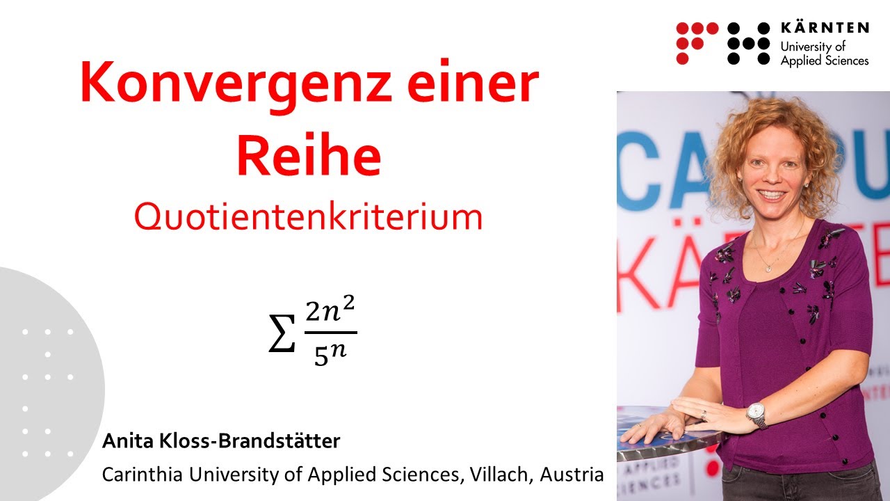 Konvergenz einer Reihe - Quotientenkriterium