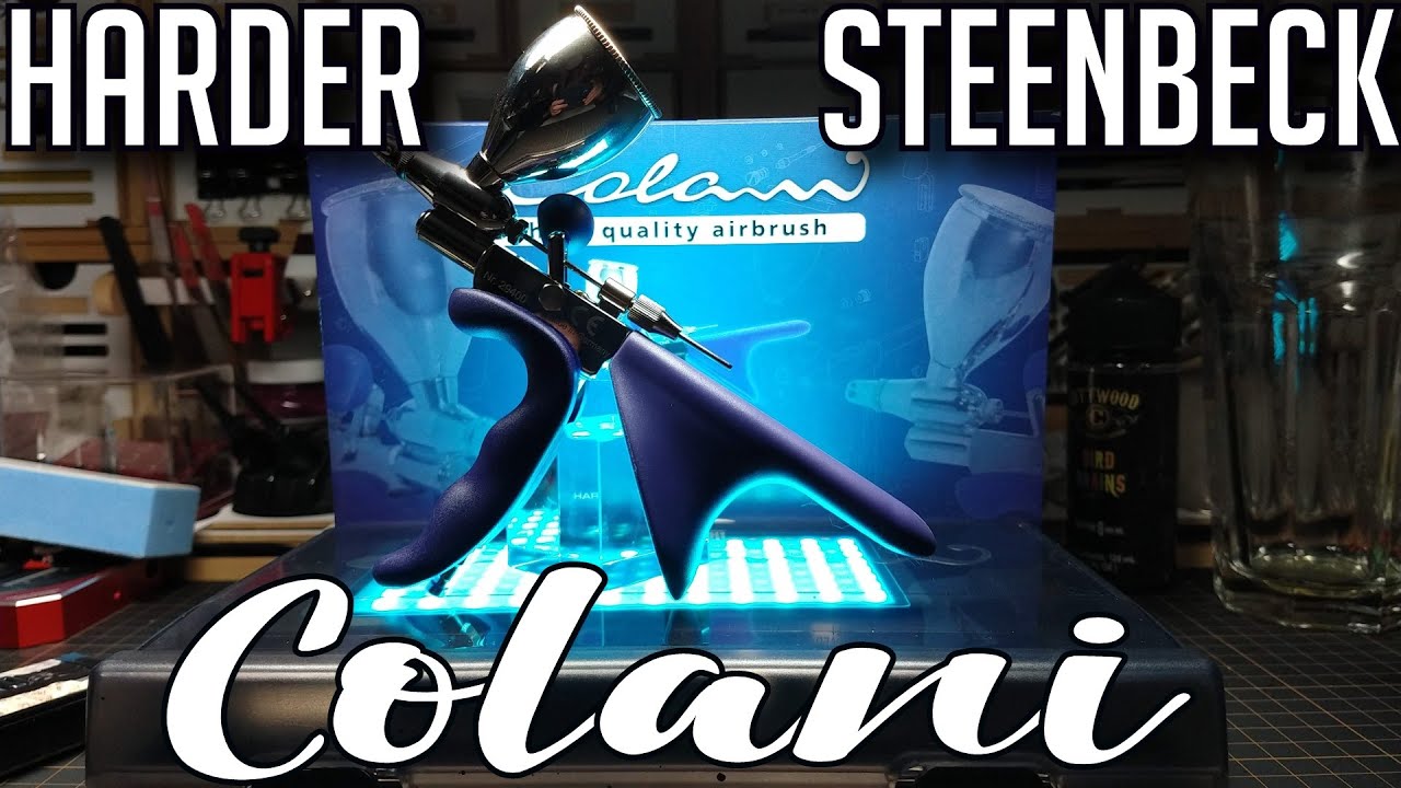 Harder And Steenbeck COLANI Airbrush Unboxing Test Review