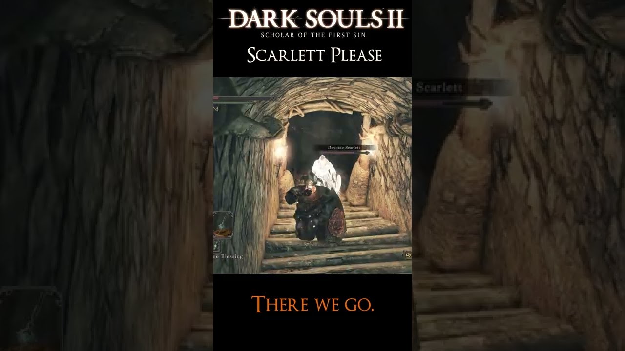 Nim Plays | #Shorts | Dark Souls 2 | Scarlett Please