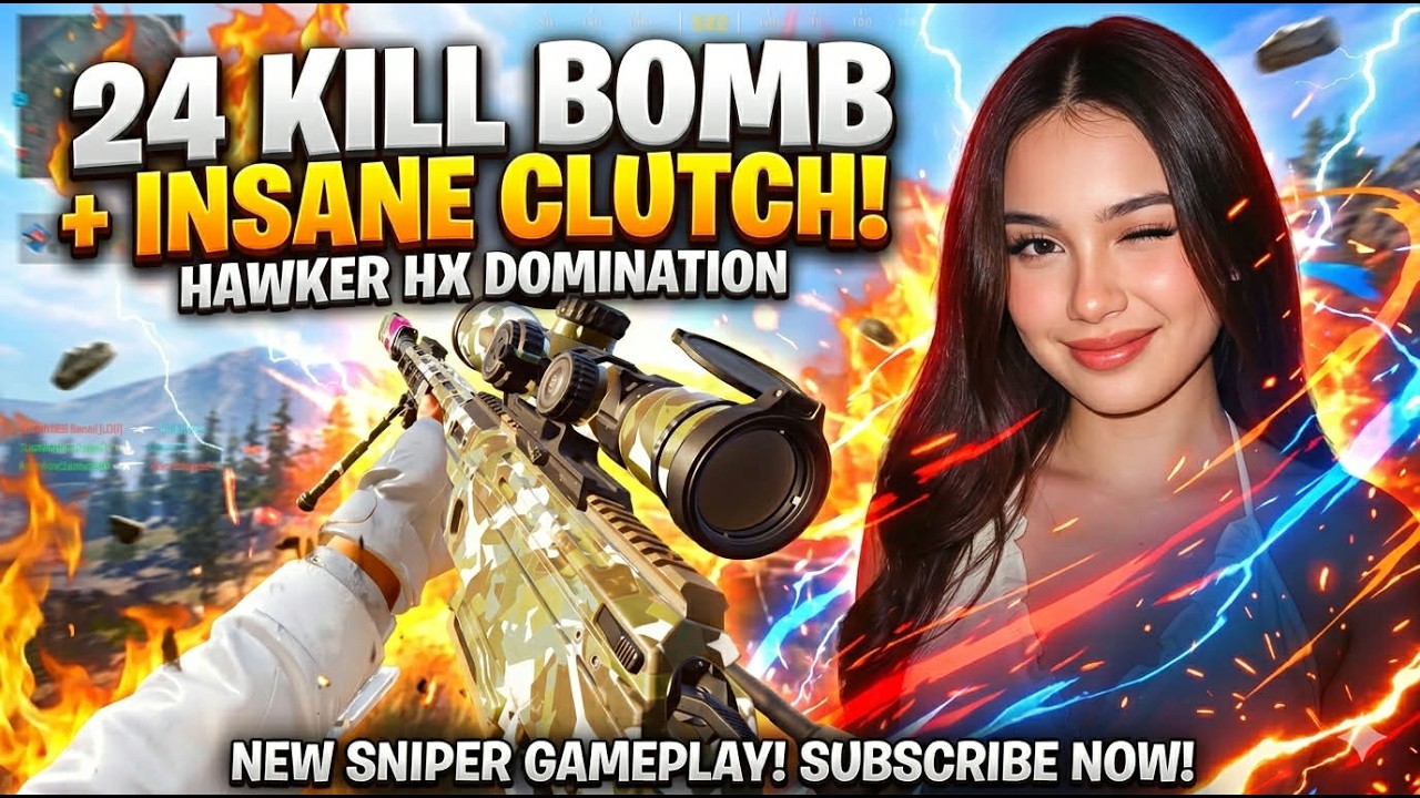 24 Bomb INSANE BR Clutch with the Hawker Sniper | Best Mouse & Keyboard