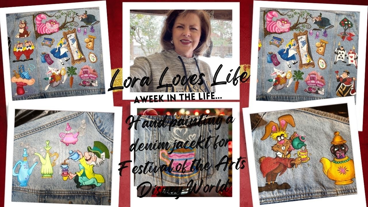 Lora Loves Life   VLOG 292   A week in the Life and painting a denim jacket for Festival of the Arts
