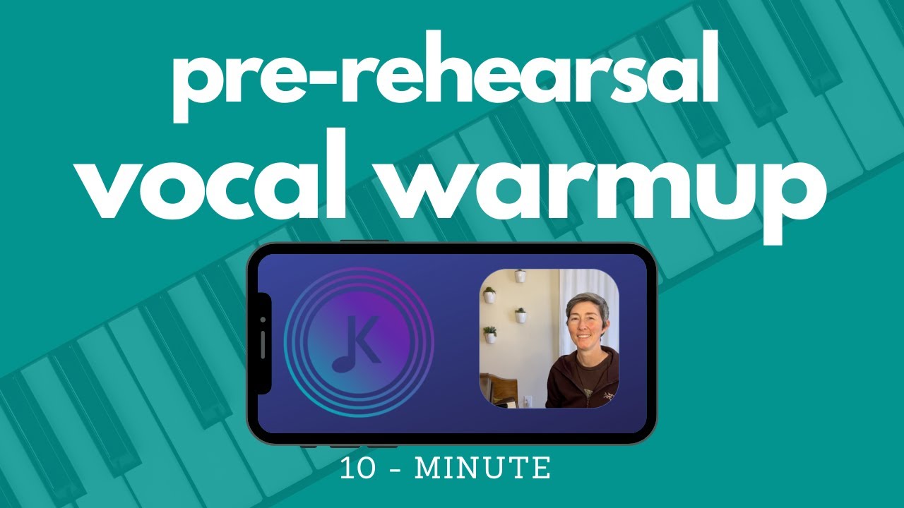 Pre-Rehearsal Vocal Warmup | 10 Minute warmup for singers
