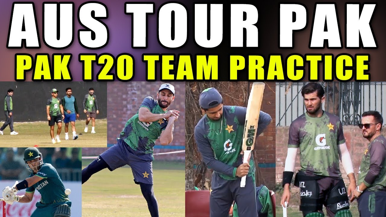 Pakistan T20 Squad Trains Hard Ahead of Australia Challenge