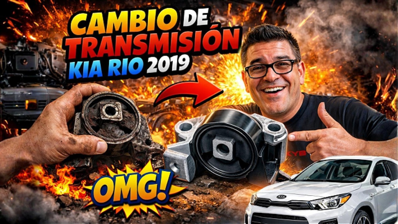 ⚠️ Antes de cambiar el soporte de transmisión de tu Kia Rio… mira este TIP 🔥#kia #auto
