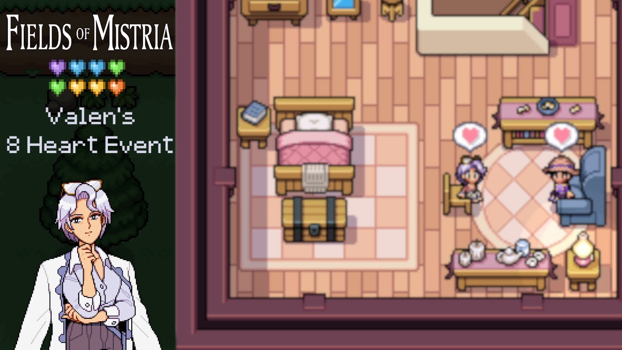 Fields of Mistria: Valen's 8 Heart Event (Dating Route)