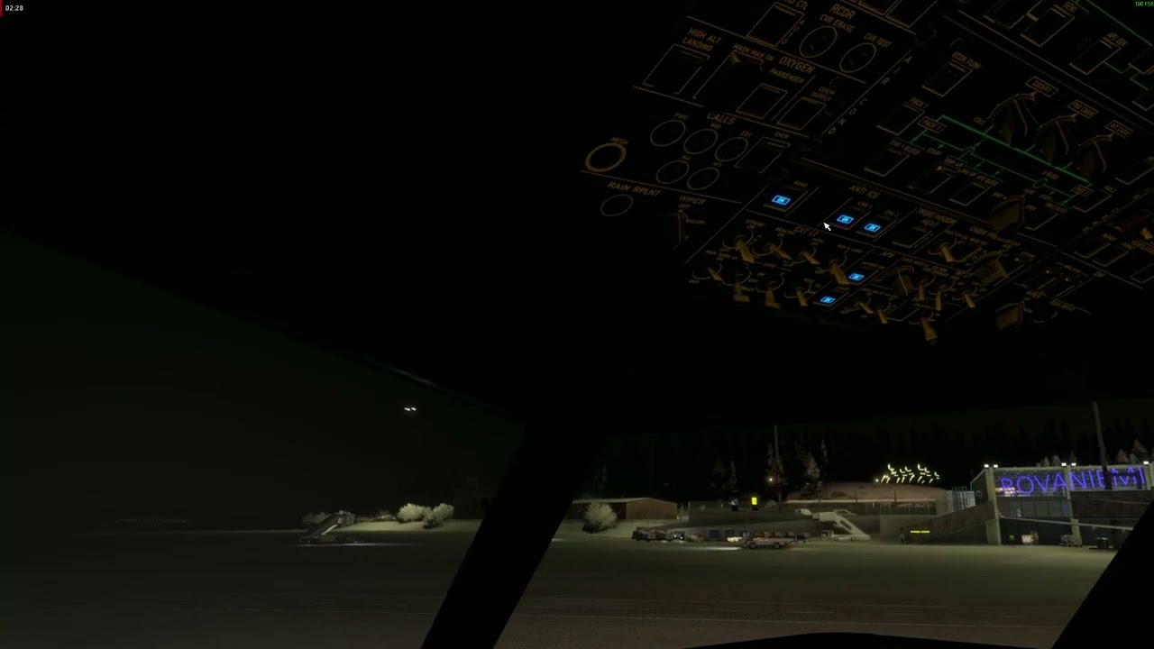 Very COLD Arrival into Rovaniemi Airport (EFRO) | Fenix A321 CFM | MSFS24