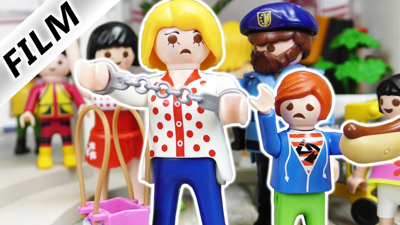 Playmobil Film Deutsch - MAMA WIRD VERHAFTET! BEIM KLAUEN ERWISCHT? Kinderserie Familie Vogel