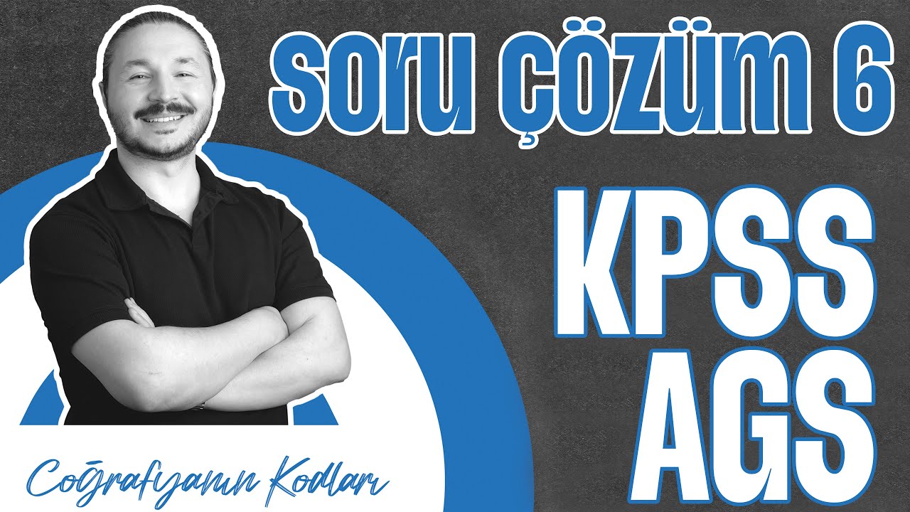 KPSS - AGS COĞRAFYA SORU ÇÖZÜM 2026 | Türkiye'de Dış kuvvetler Dalga ve akıntılar - Kıyı tipleri