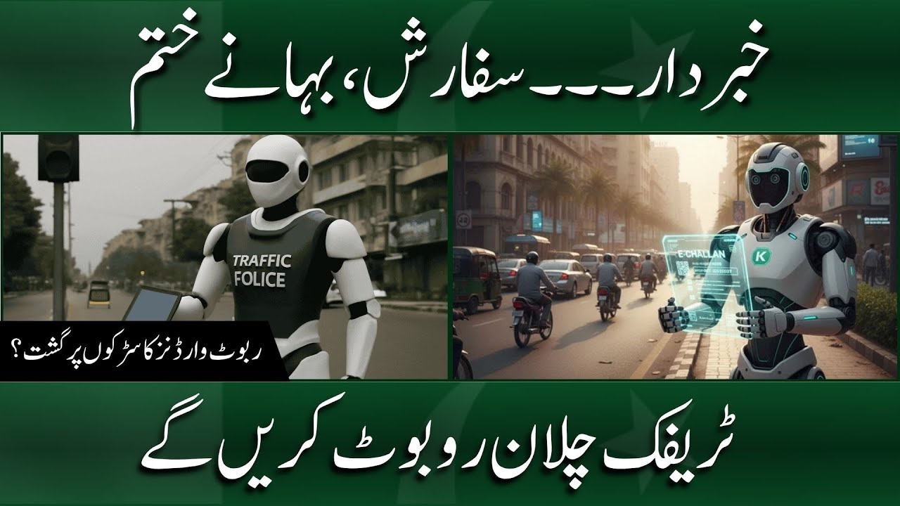 Robot Wardens Begin Street Patrols &mdash; Traffic Rules Enforcement | Pulse of Pakistan #breakingnews