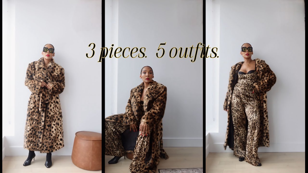 “3 Pieces, 5 Chic Outfits: Styling a Leopard Print Statement