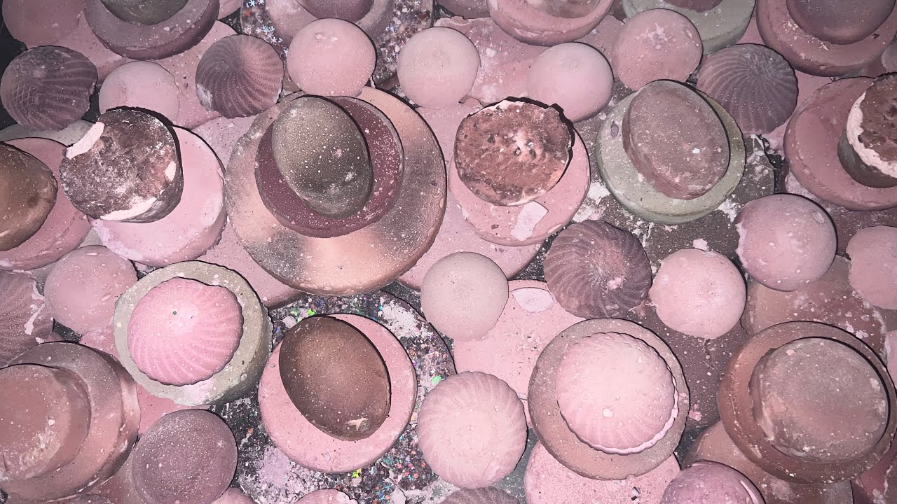 100+ CIRCLES MASS CRUSH | DUSTY, POWDERY, MELTING😍 | ASMR | SLEEP AID
