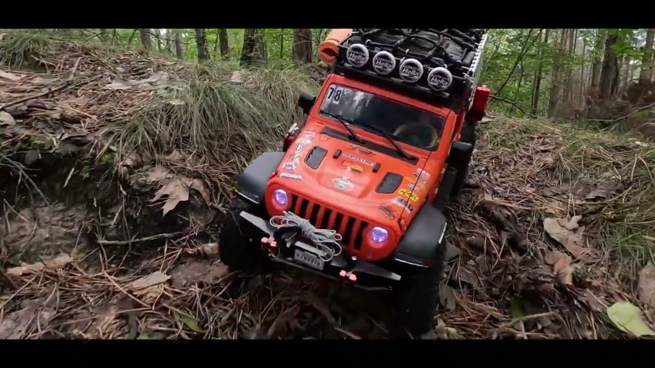 RC expedition Jeep Rubicon / MN128 trail run