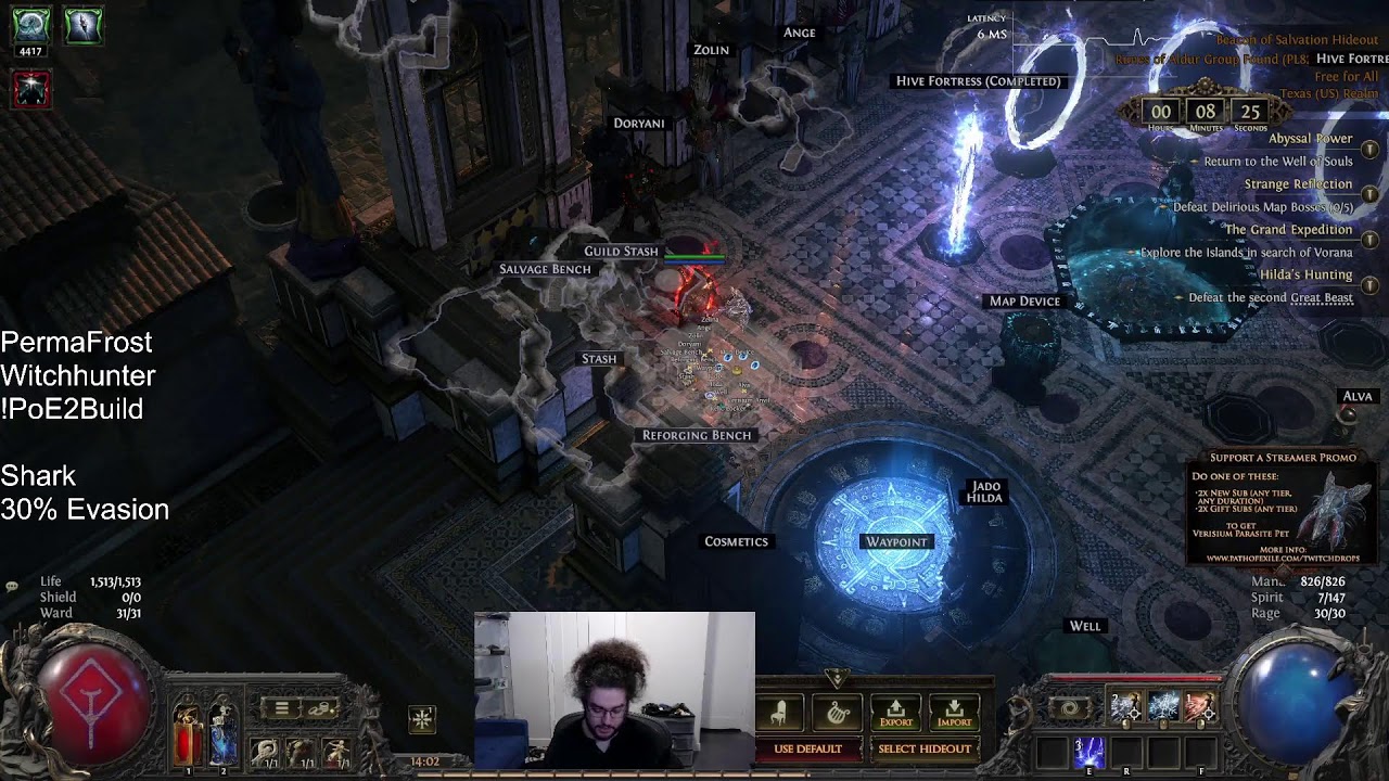 POE2 0.5 Launch! PermaFrost Witchhunter !POE2Build