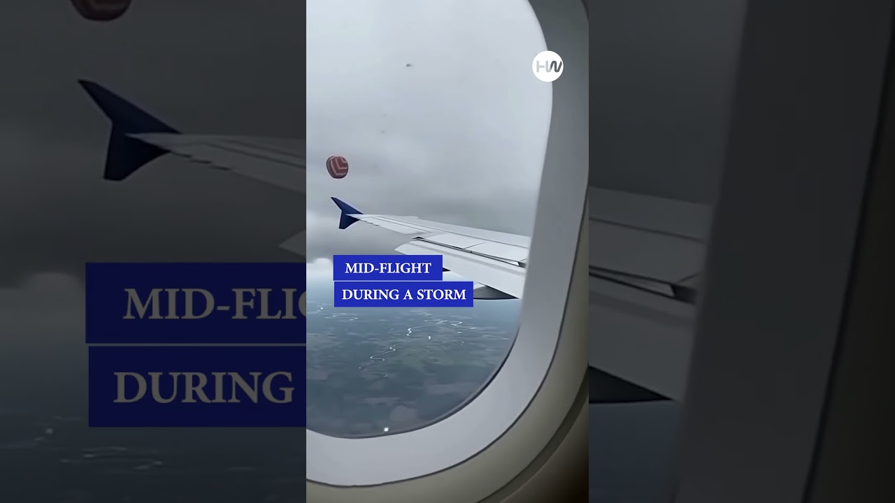 Lightning Strikes Hot Air Balloon Mid-Flight During Storm