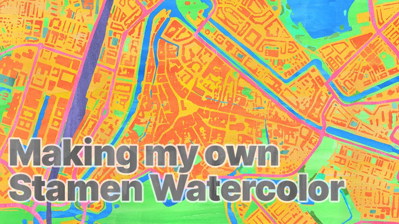 Making My Own Watercolor Map in ArcGIS Pro