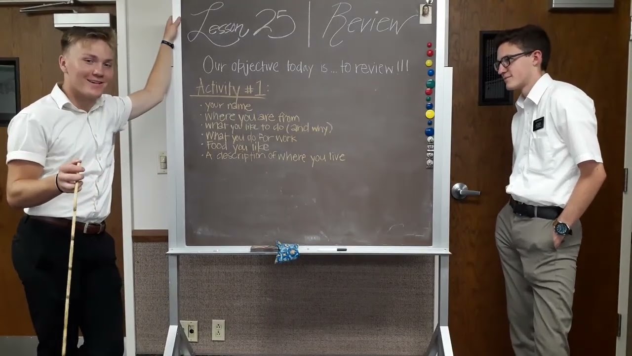 ELDERES Aprende Clase de Inglés con Gringos FRASES hablan Español Iglesia de Jesucristo Mormones