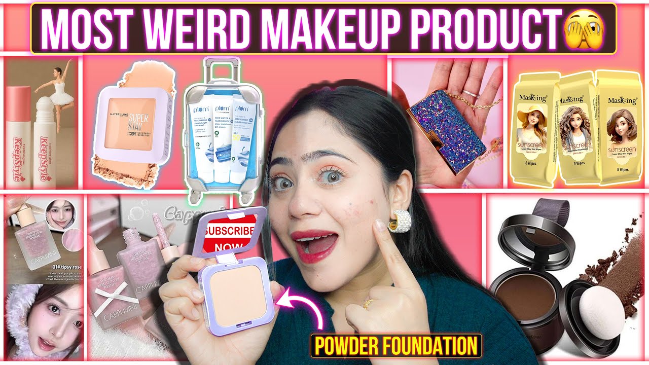 Trying Weird & Viral Makeup Products 😱| Suggested by My Subscribers ✨😘 | Ronak Qureshi