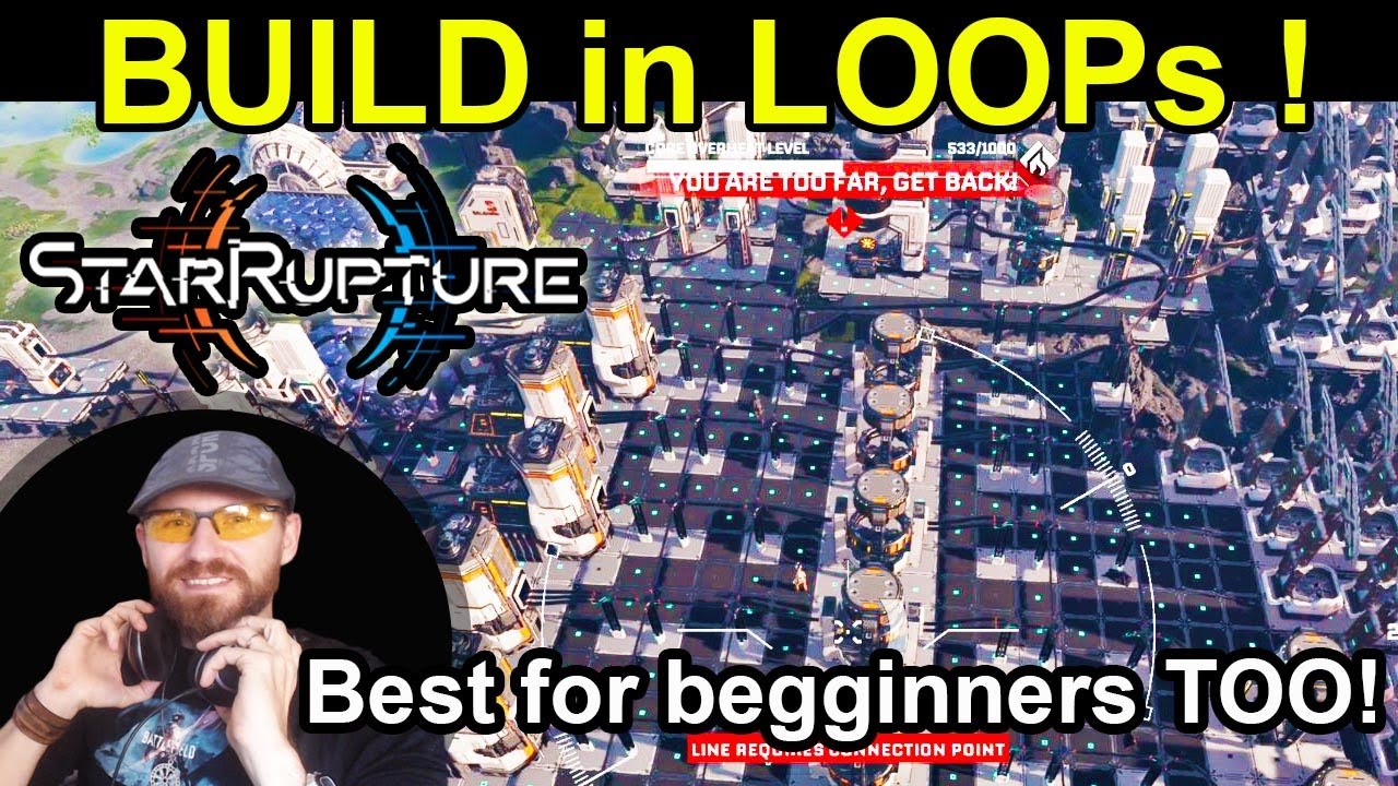 Build LOOPs based Production Line Super automation in Star Rupture bonus tips beginners too