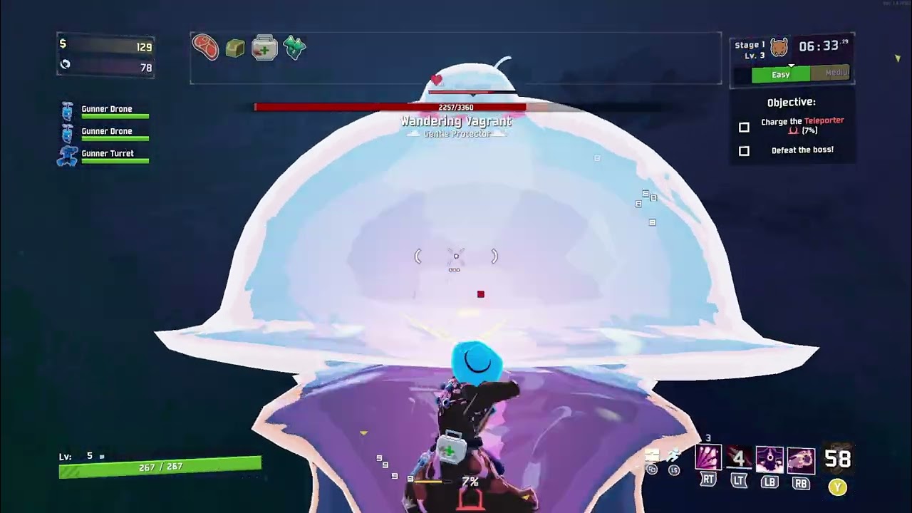 Ridk of Rain 2 cowboy gameplaay