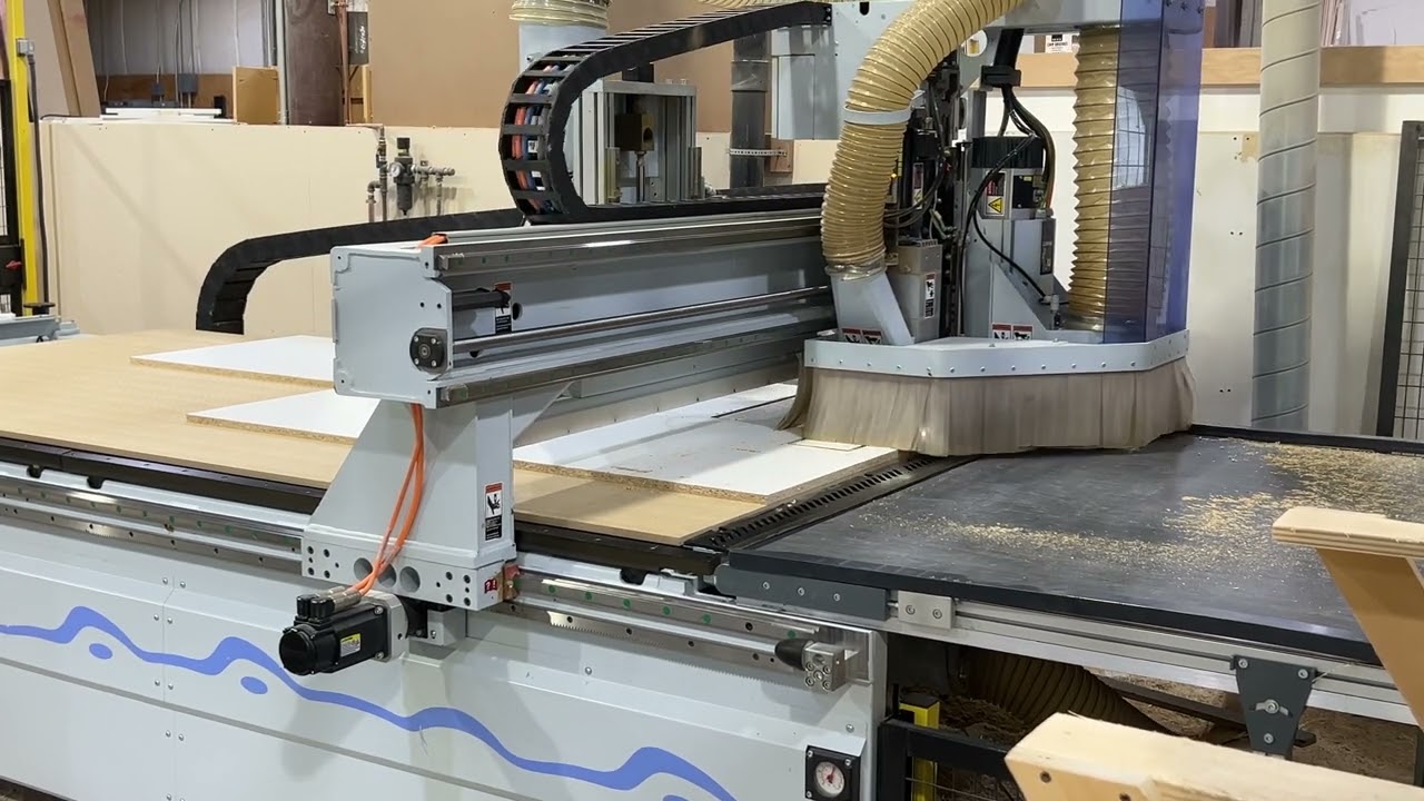 Weeke Optimat BHP008 Vantech 510 Flat Table CNC Router w/Offloading