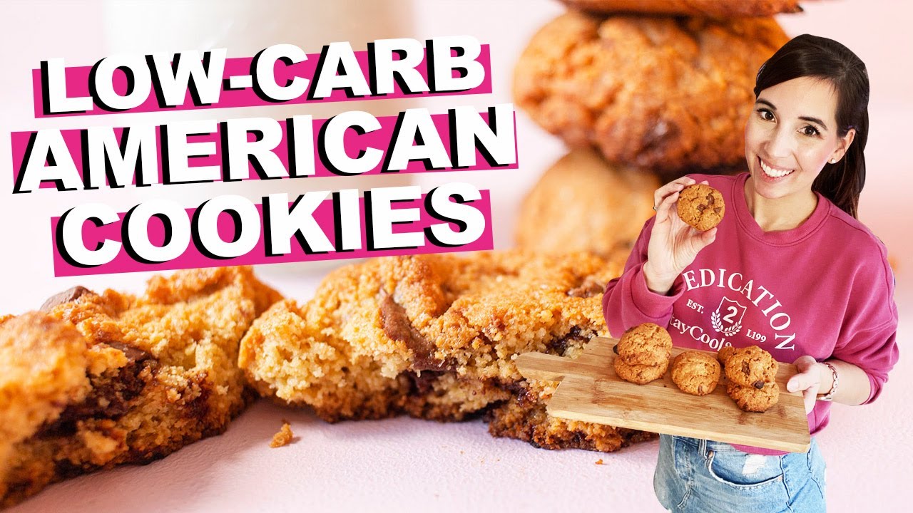 Die besten Low-Carb Chocolate Chip Cookies (Keto, glutenfrei) - Rezept