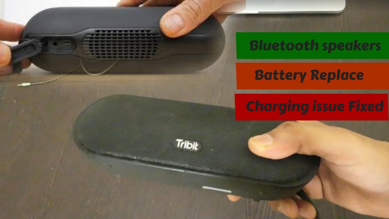 Fix Bluetooth Speaker Charging Issue  5 years old Tribit max sound Plus Battery Change