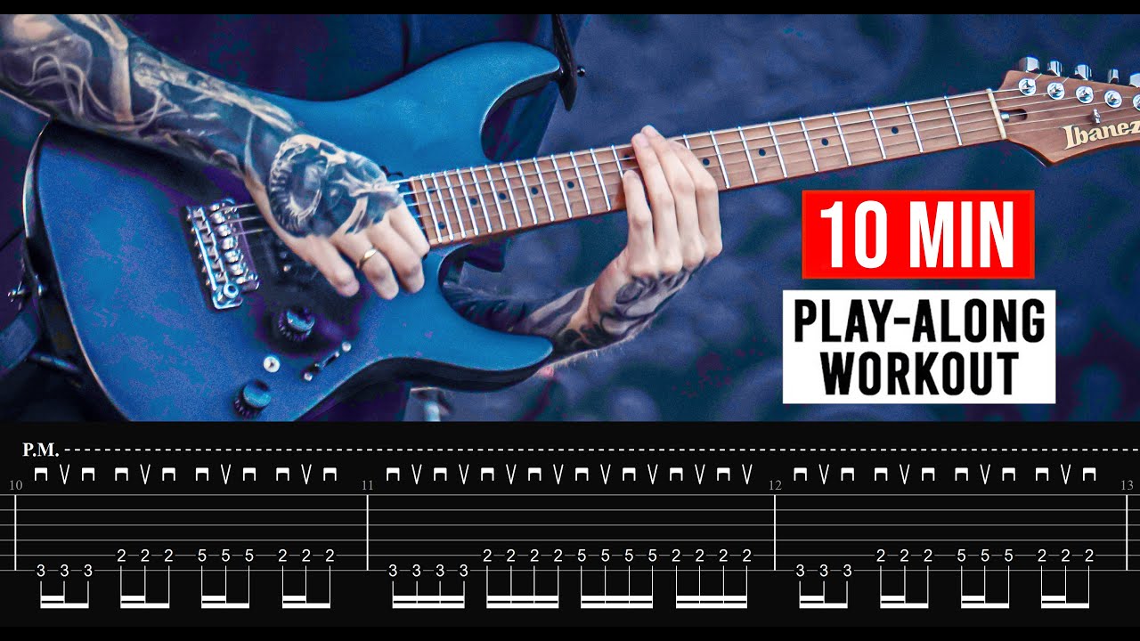 10 MIN TREMOLO PICKING WORKOUT - speed, endurance, control