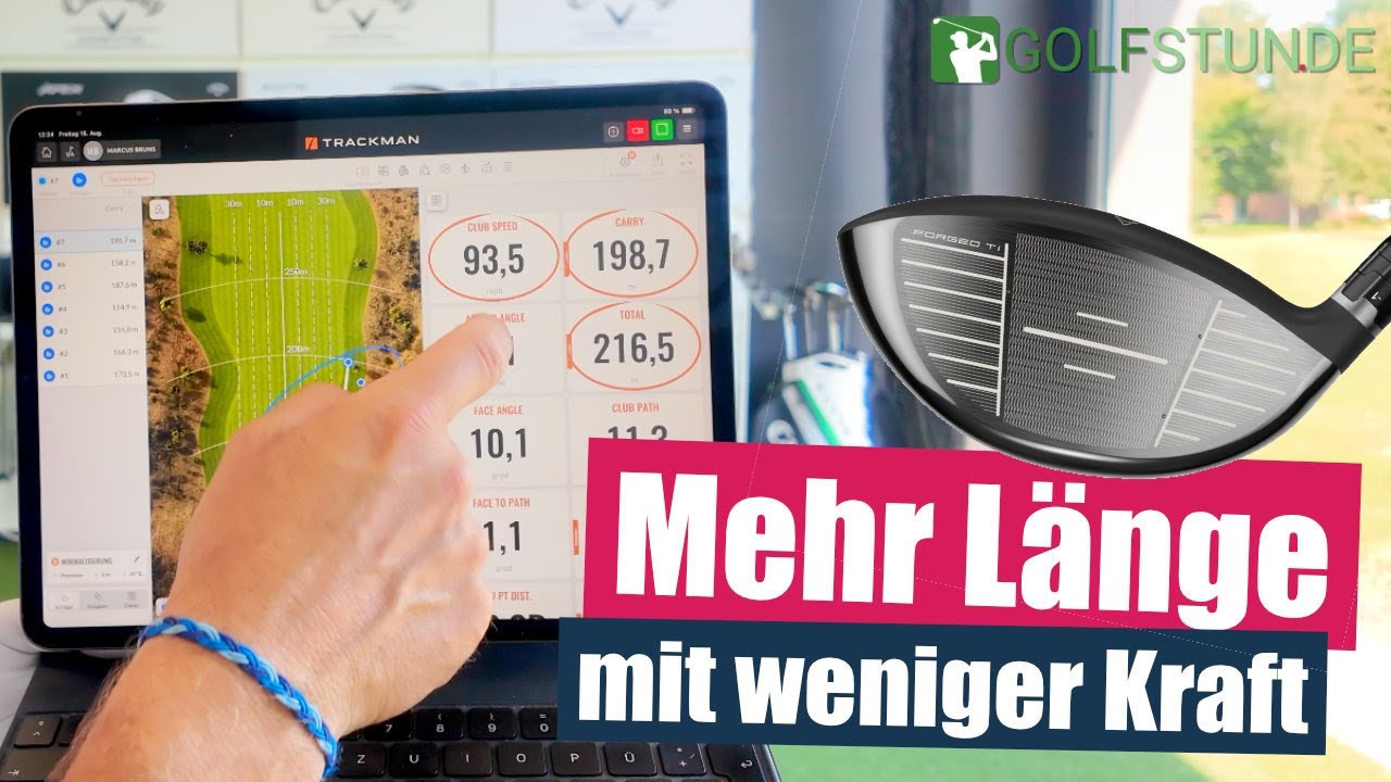 Abschlag mit dem Driver: Mehr Länge mit weniger Kraft