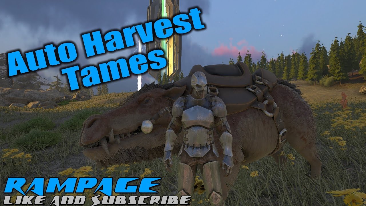 Auto Wander Harvest Dinos and Tames - Ark Survival Evolved How To
