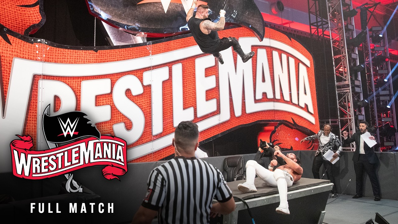 Полный матч: Кевин Оуэнс против Сета Роллинза | Матч без дисквалификации: WrestleMania 36