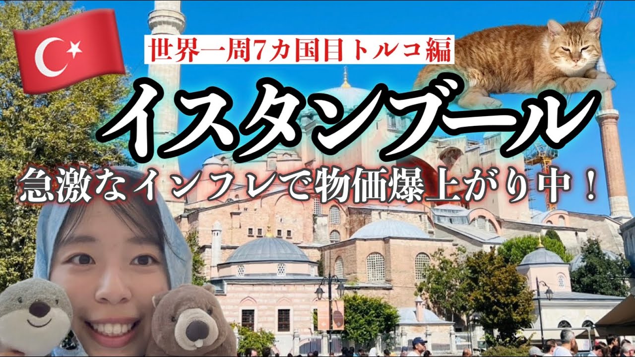 【トルコ🇹🇷】物価は高いけど猫はタダ！イスタンブール夫婦旅 🐾