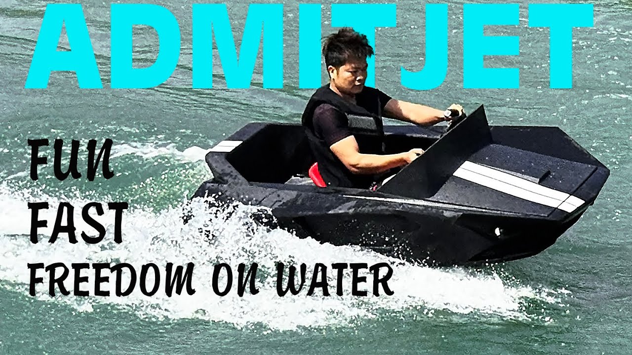 2025 AdmitJet Micro Jet Boat for Sale Mini Water Electric Aqua Go Kart  River Ocean Jet Drive Karts