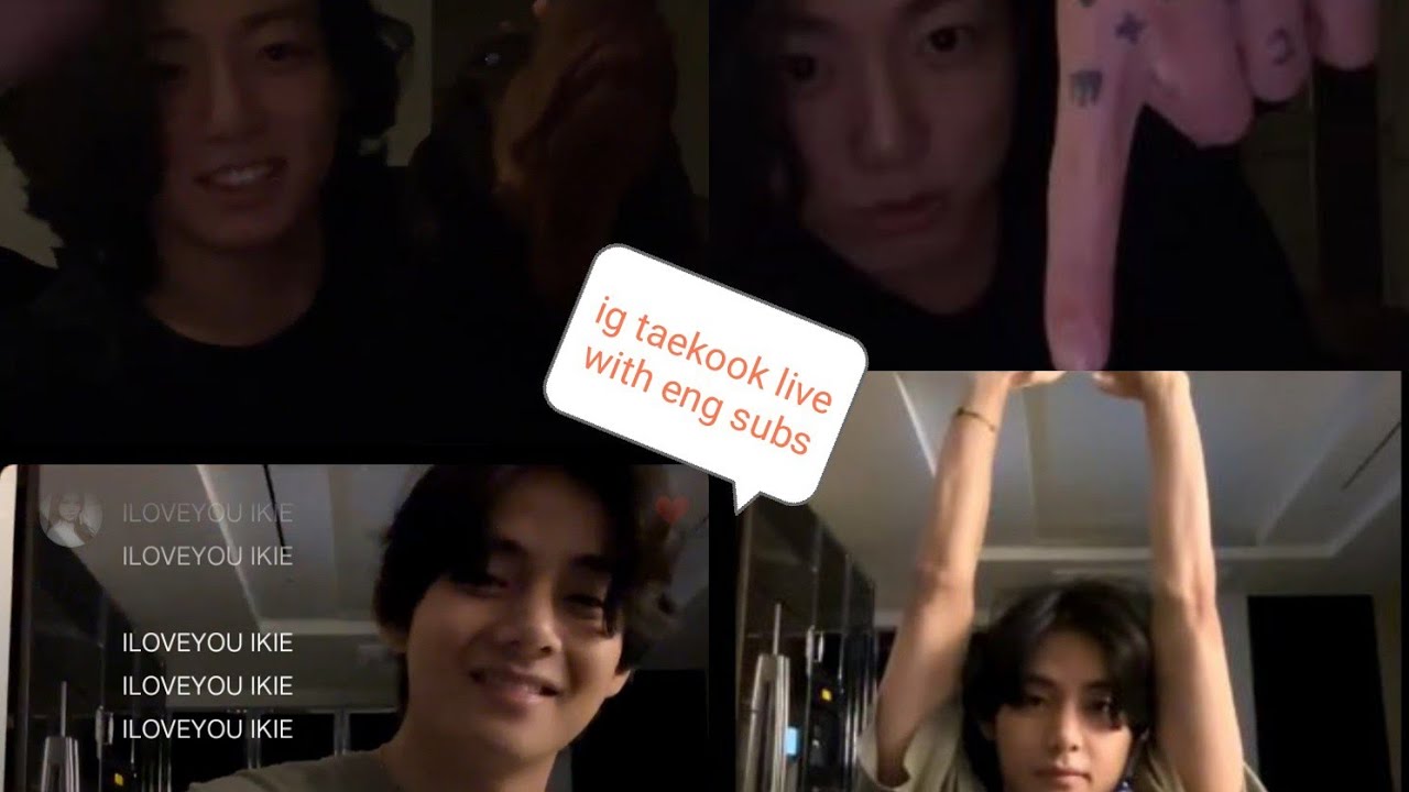 [ENG SUBS] TAEKOOK IG LIVE FULL