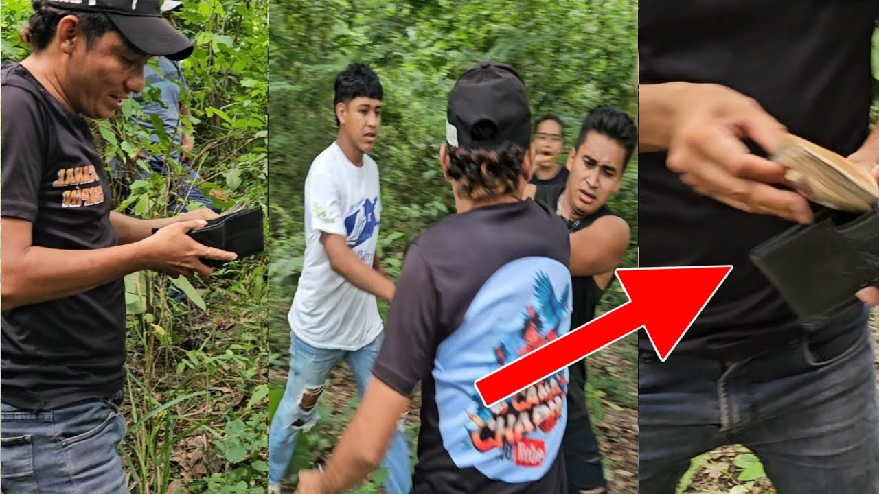 Jorge encontro la billetera de wilder de videos chapin, tenia 3,500$