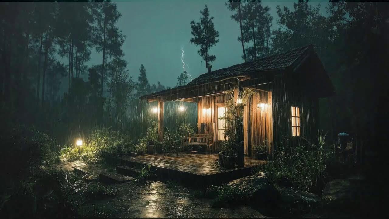 Extreme Thunder Rain Sounds That End Insomnia in Minutes