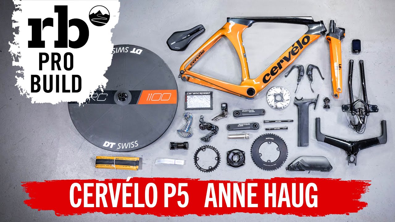 Pro Bike Build Cervelo P5 I Anne Haug I Ironman World Champion I Triathlon Time Trial Road Bike