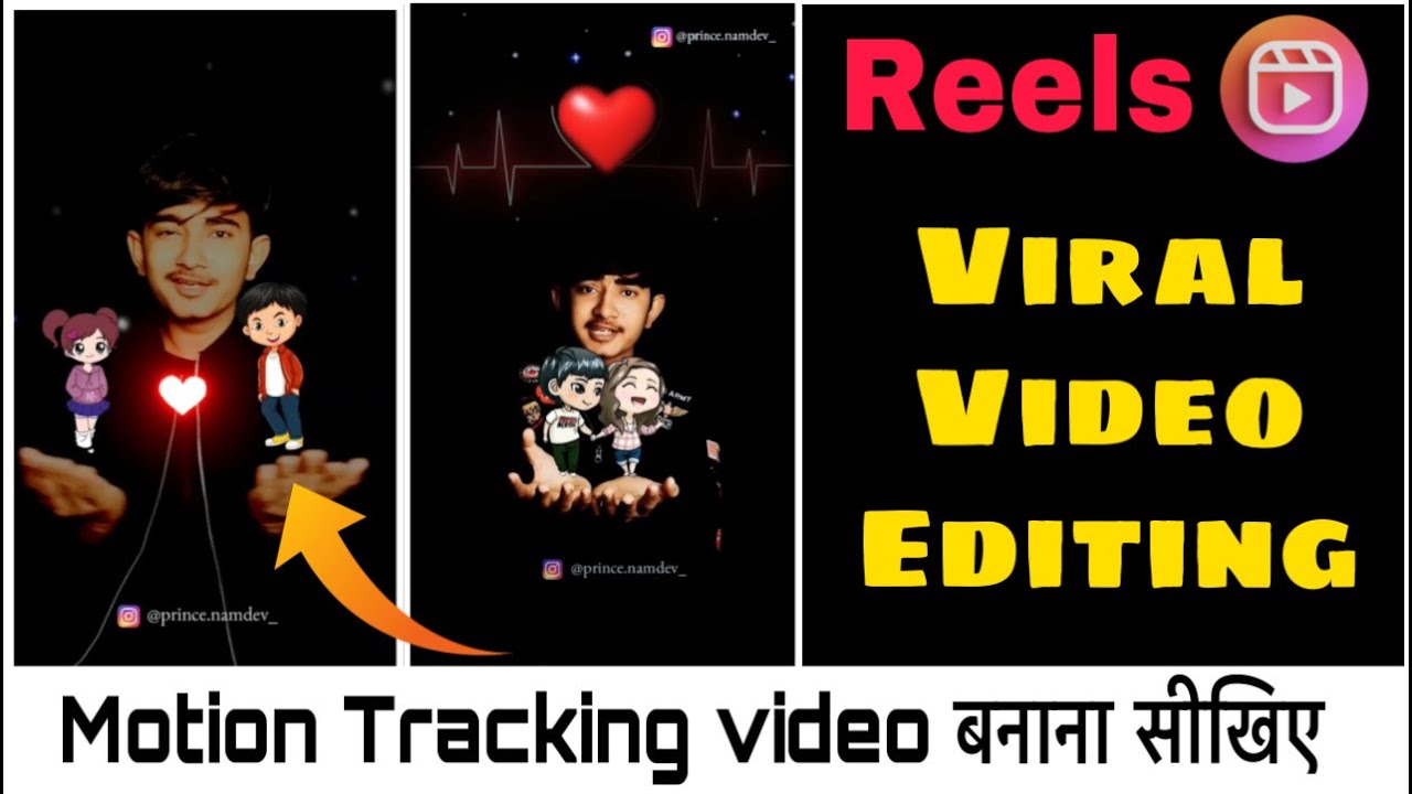 Reels New Viral video editing | Motion Tracking Video editing Android & iOS