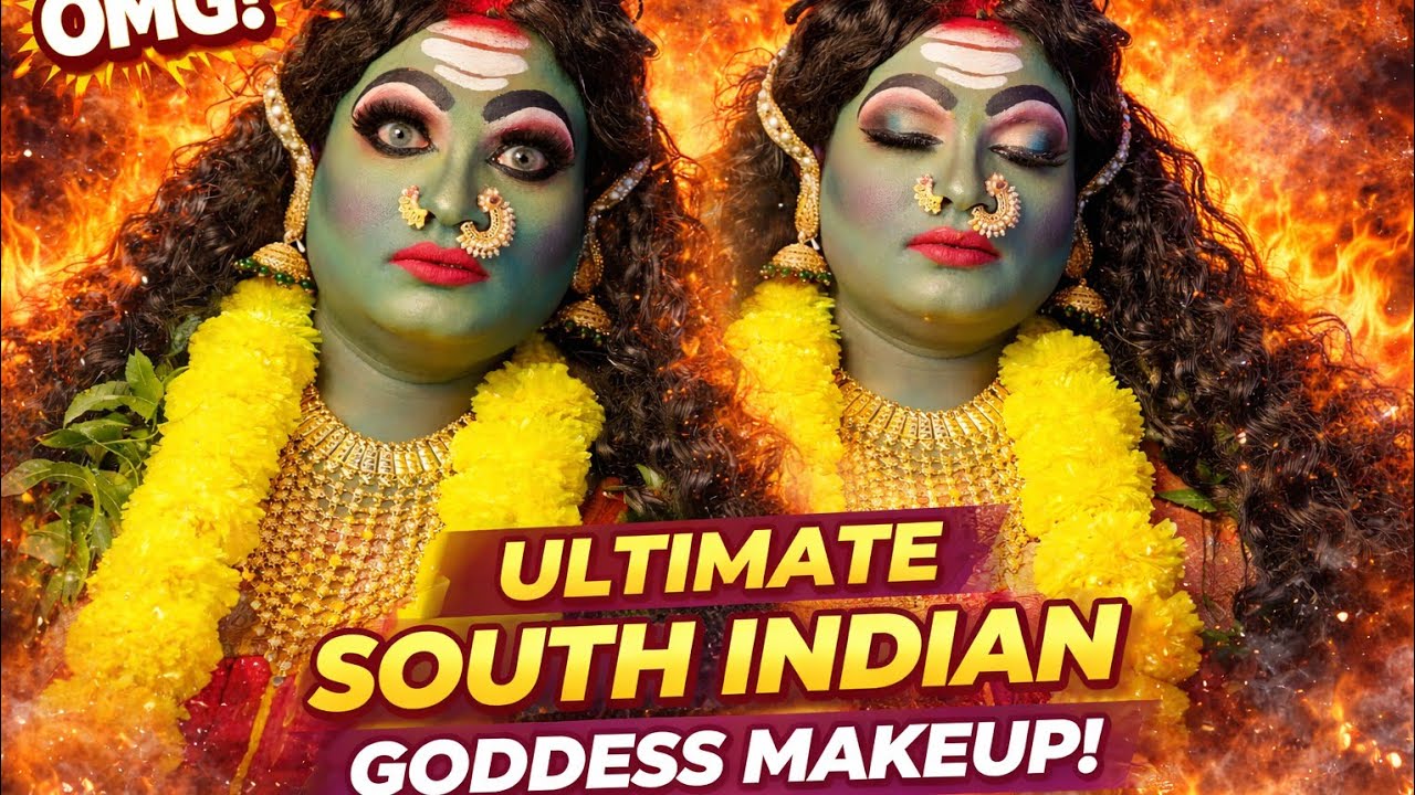 South indian devi makeup tutorial ✨️ 💖 💕 devi makeup tutorial professional