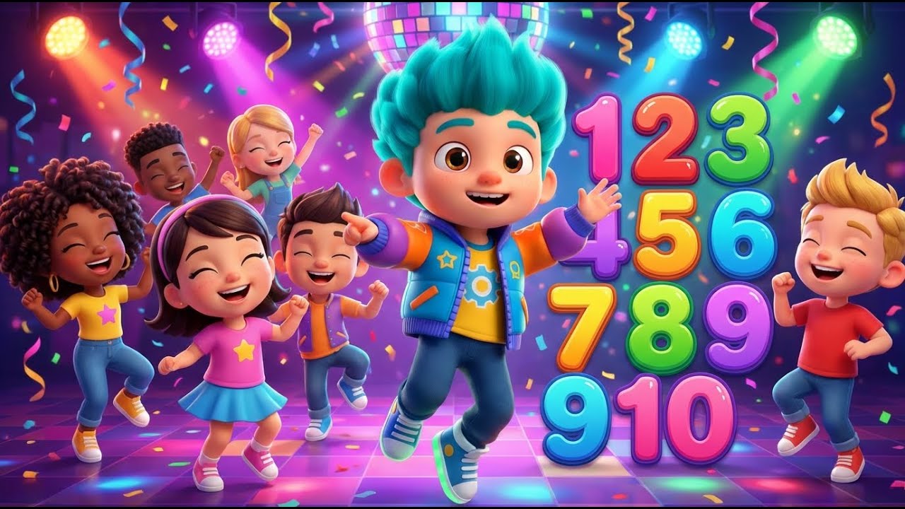 DANÇA DOS NÚMEROS | MÚSICA INFANTIL EDUCATIVA