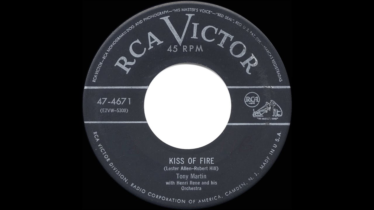 1952 HITS ARCHIVE: Kiss Of Fire - Tony Martin
