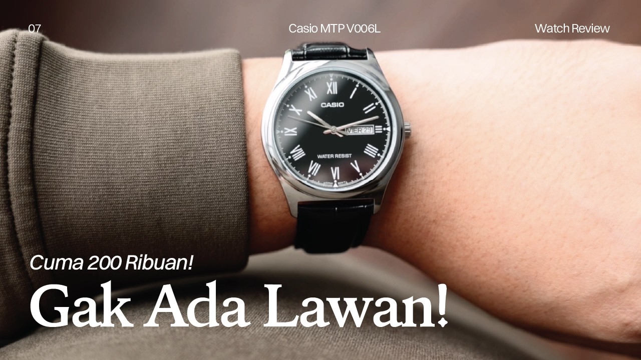 Di Harga 200 Ribuan Jam Ini Gak Ada Lawan! Review Jam Casio MTPV006L