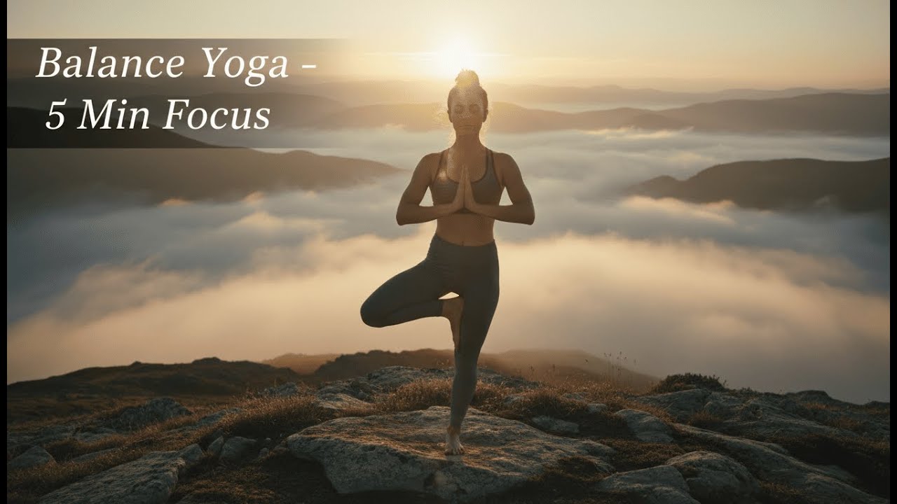 Balance and Focus Yoga Flow (5-Min Mindful Practice)