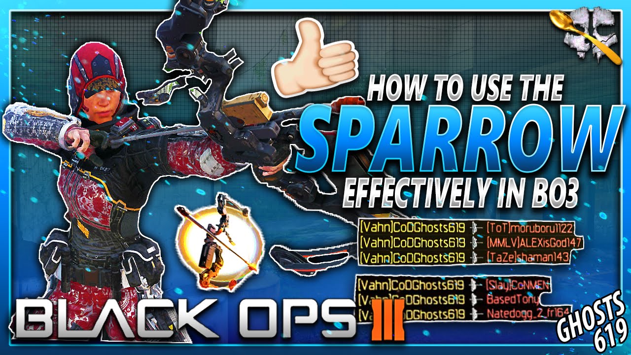 BO3 Tips #9: How To use The Sparrow Effectively in Black Ops 3 (Sparrow Tips and Tricks)