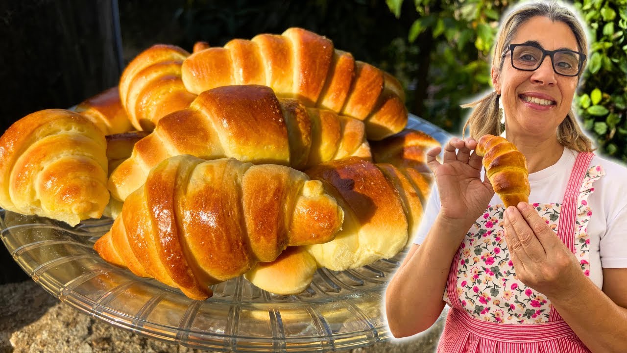 Fazer Croissants é Muito Fácil! Deliciosos e fofinhos 🥐